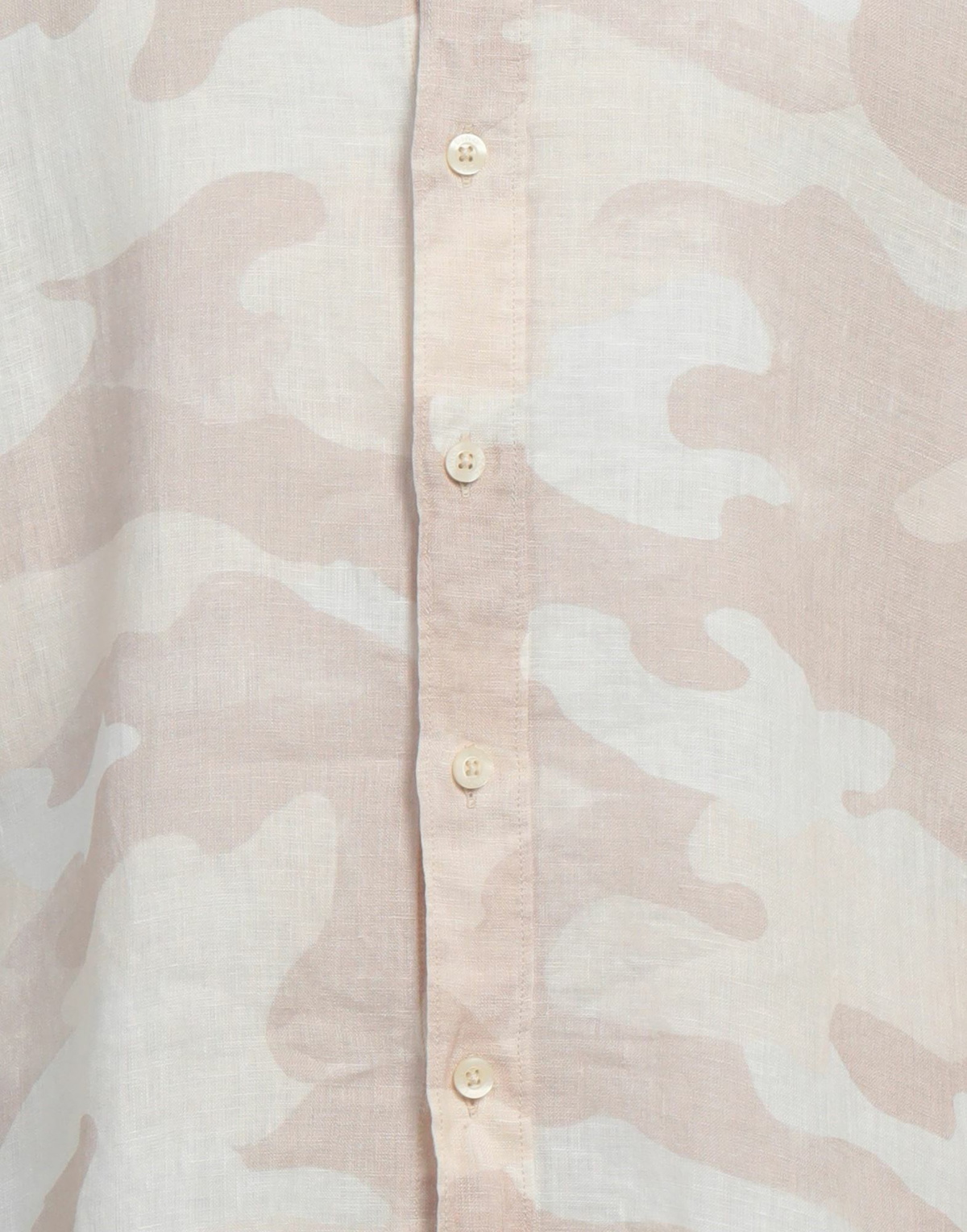 120% Lino Mens Shirt in Beige