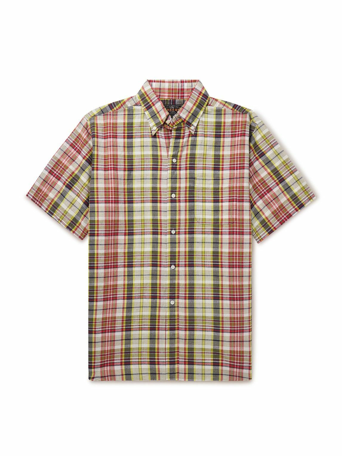 BEAMS PLUS Blue Zip Polo Beams Plus