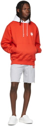 Helmut Lang Red Lifeguard Hoodie