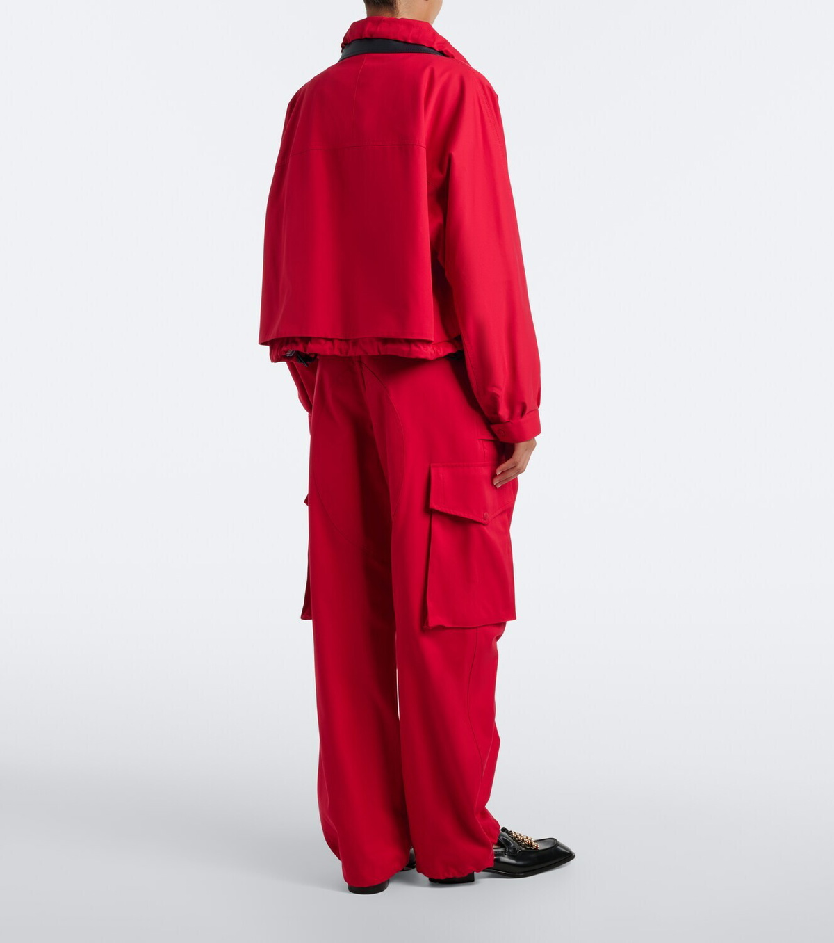 Loewe Cotton and silk cargo pants
