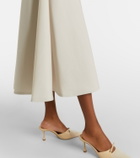 Oscar de la Renta Floral faille cocktail dress