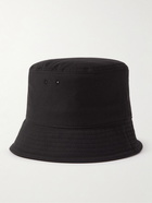 Valentino - Valentino Garavani Logo-Embroidered Cotton-Twill Bucket Hat - Black