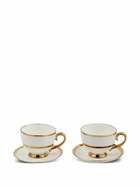 POLSPOTTEN Golden Finds Teacups (set Of Two)