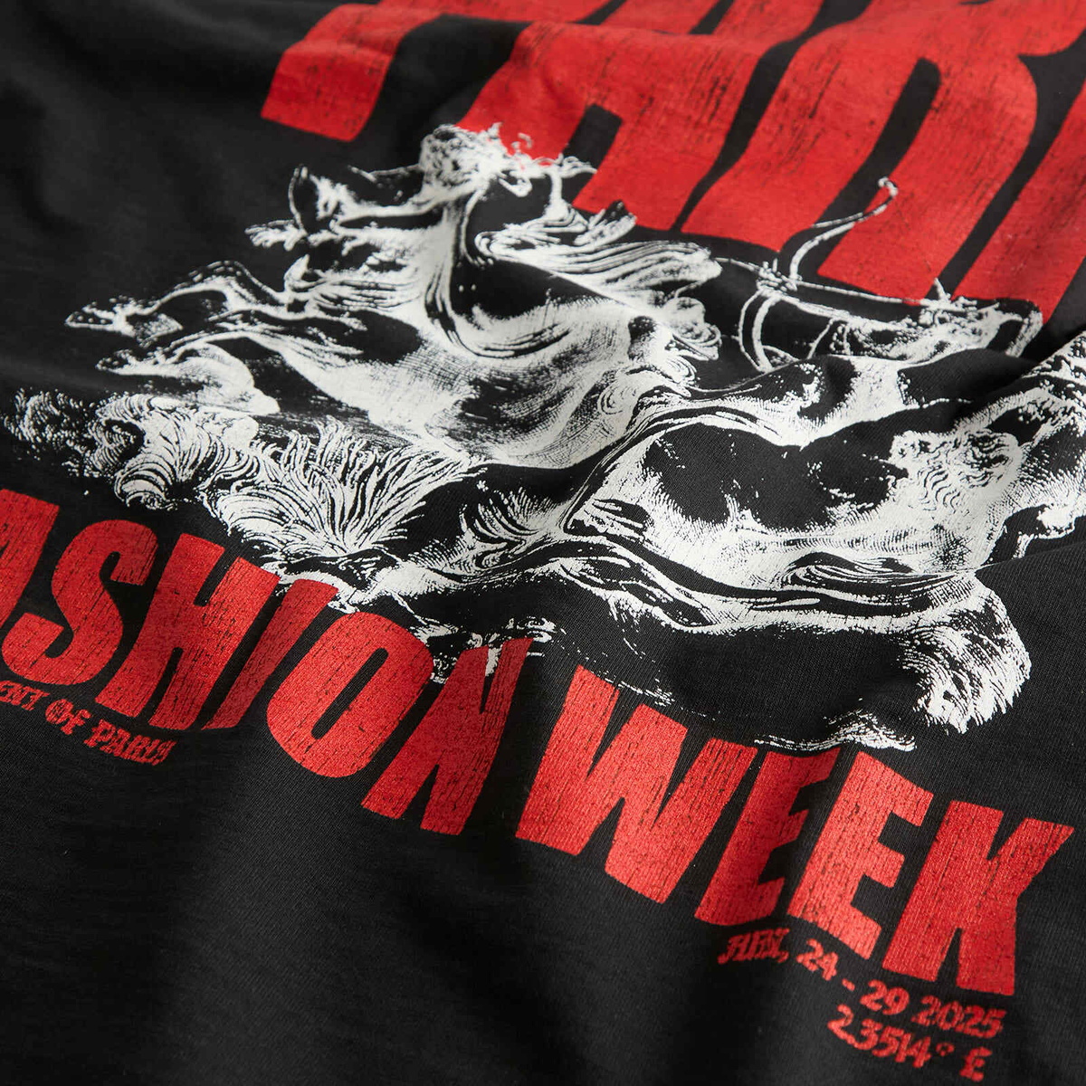 END. SS26 Paris Fashion Week T-Shirt in Black
