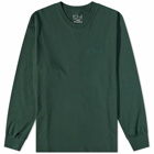 Polar Skate Co. Men's Long Sleeve Stroke Logo T-Shirt in Dark Green