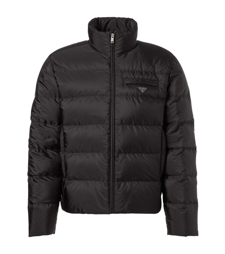 Photo: Prada Logo quilted down jacket