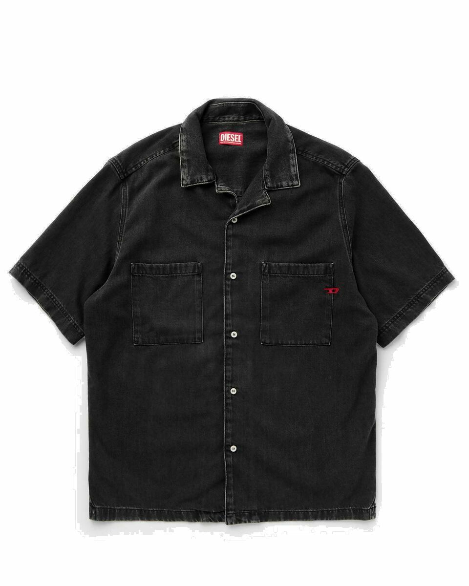 Photo: Diesel D Paroshort Shirt Black - Mens - Shortsleeves