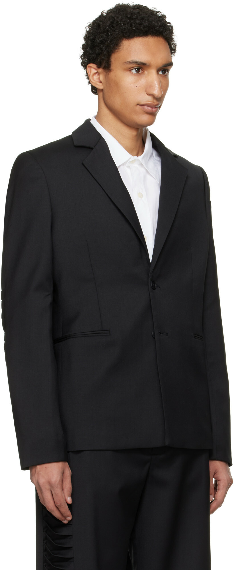 HELIOT EMIL Black Vibraxis Blazer
