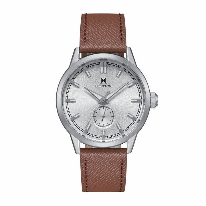 Photo: Heritor Argento Automatic Silver Dial Mens Watch HERHS3802