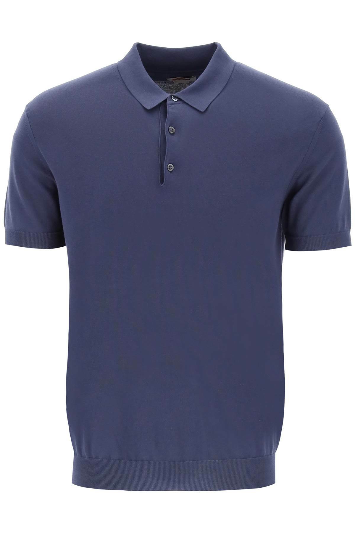 Cotton Knit Polo Shirt Baracuta