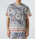 Etro Paisley cotton jersey T-shirt