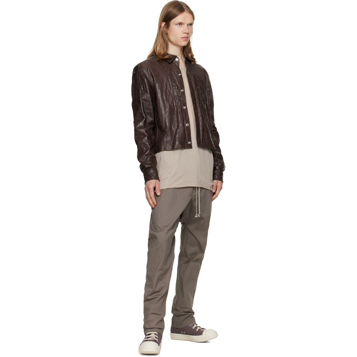 Rick Owens Purple Tower Sneaks Sneakers