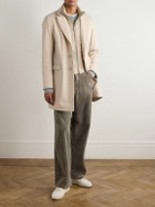 Herno - Wool Coat with Detachable Shell Gilet - Neutrals