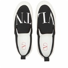Valentino Men's VLTN Slip On Sneakers in Black/White