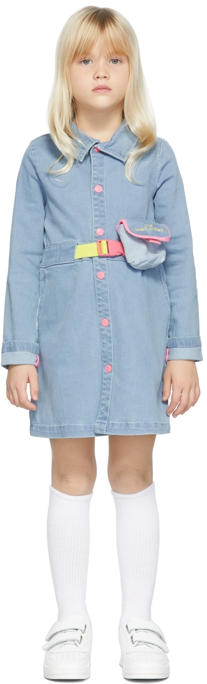 marc by marc jacobs denim dress Marc Jacobs - Denim Dress - Denim Blue - Girl
