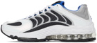 Nike White & Blue Air Tuned Max Sneakers