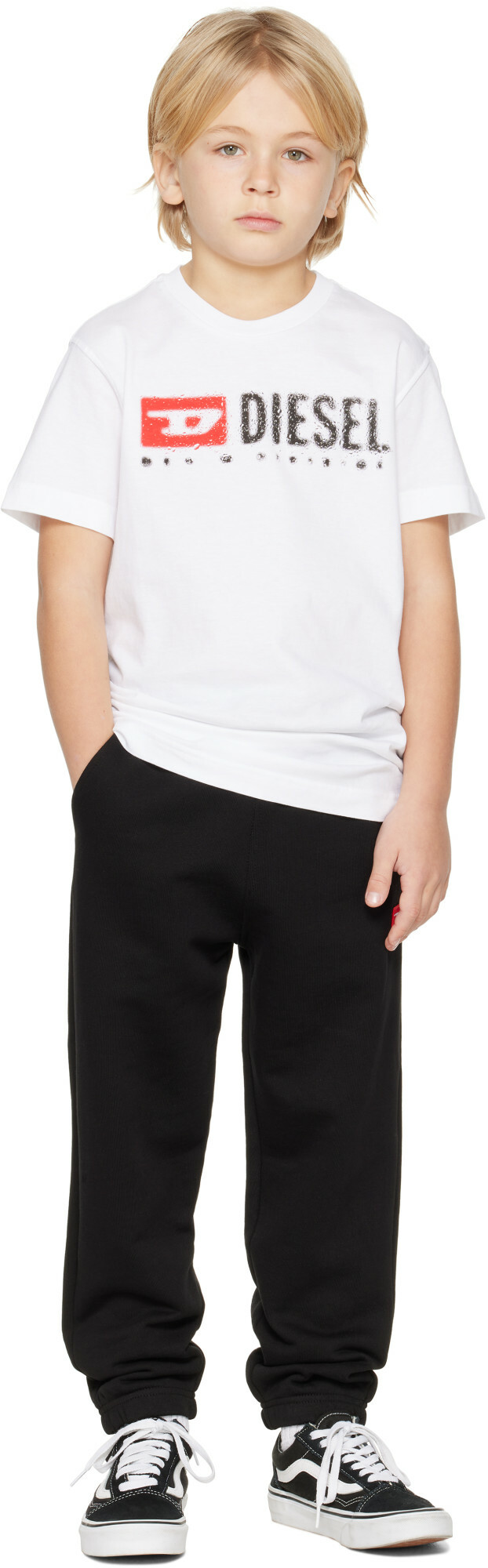 Diesel Kids Black Pxgin Sweatpants