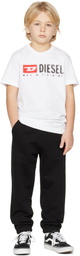 Diesel Kids Black Pxgin Sweatpants