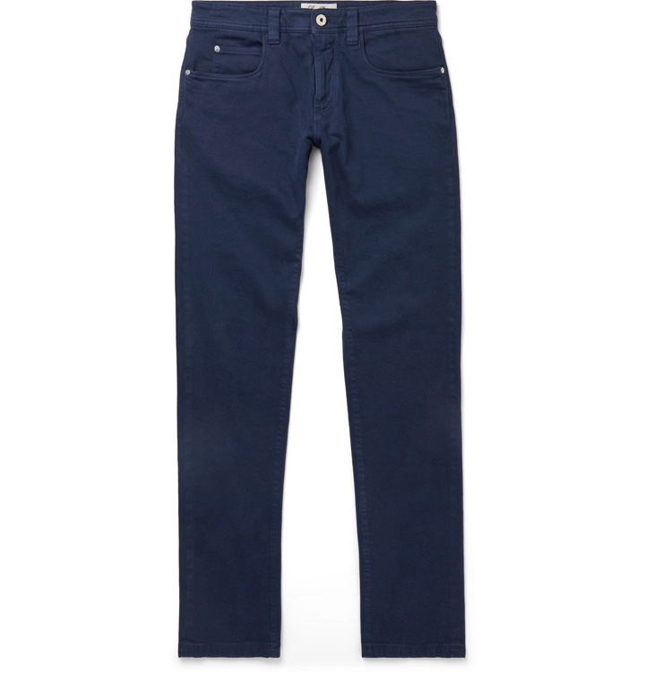 Photo: Loro Piana - Slim-Fit Stretch-Denim Jeans - Blue