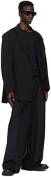 LGN Louis Gabriel Nouchi Black Cutout T-Shirt