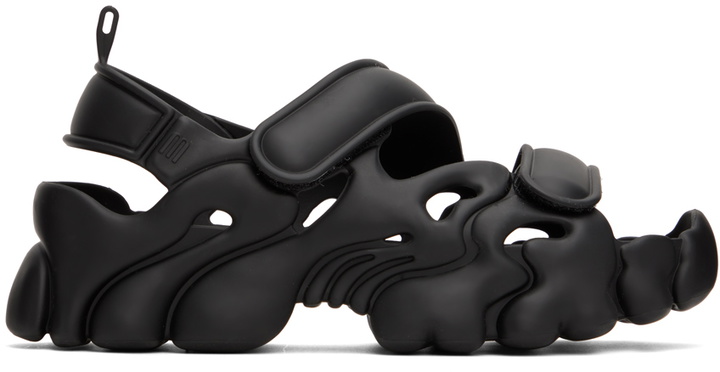 Photo: Collina Strada Black Melissa Edition Puff Sandals