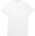 SCHIESSER - Josef Slim-Fit Cotton-Jersey T-Shirt - White