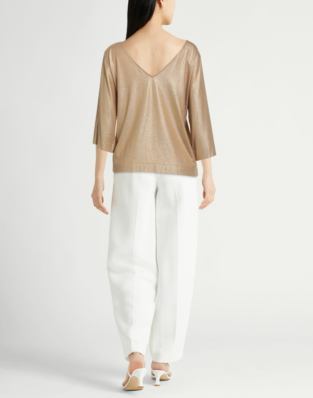 Majestic Filatures Womens T-shirt in Gold