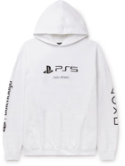 Balenciaga - PlayStation Printed Cotton-Jersey Hoodie - White