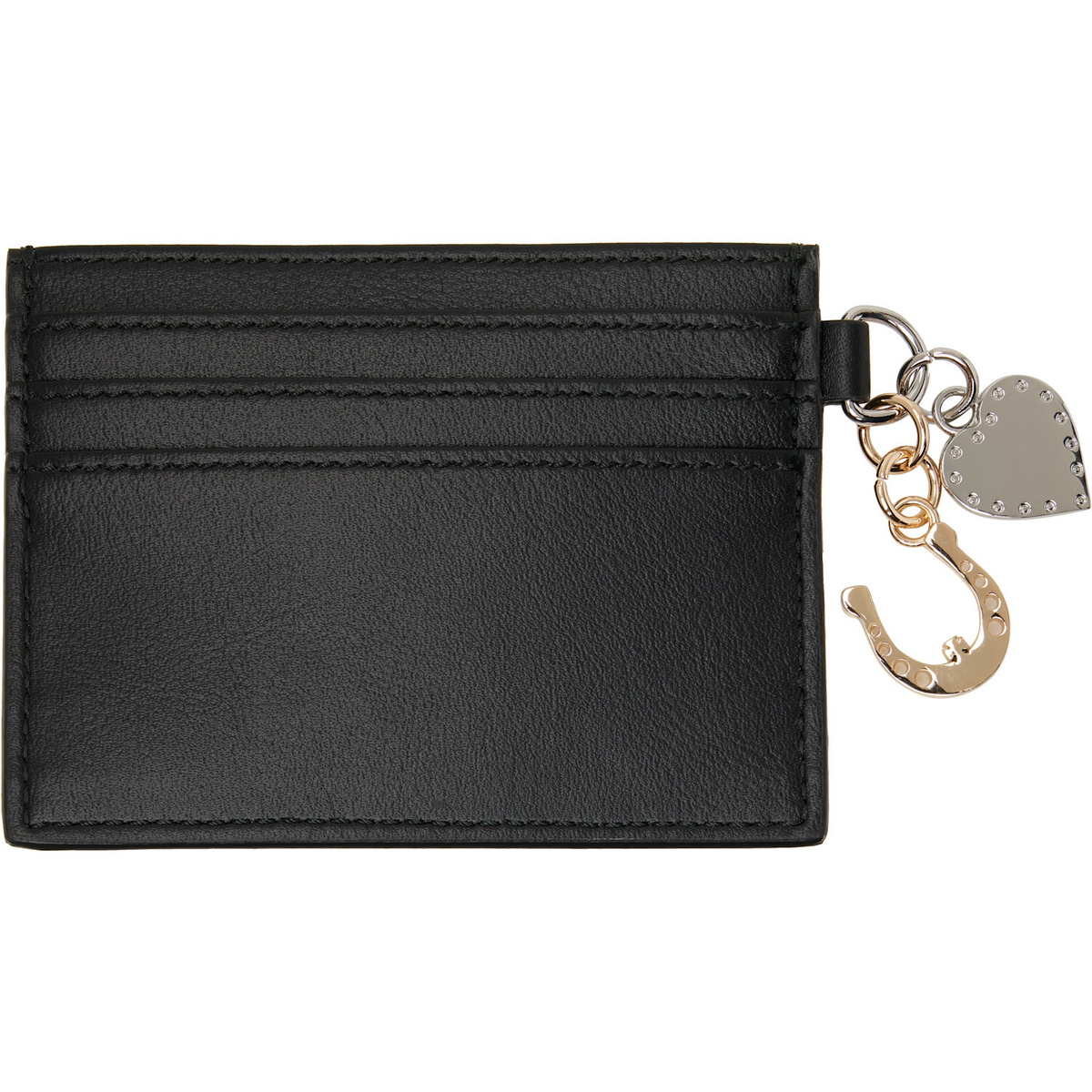 Vivienne Westwood Black Charms Orb Card Holder