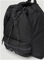 adidas by Stella McCartney - Logo Print Backpack in Black