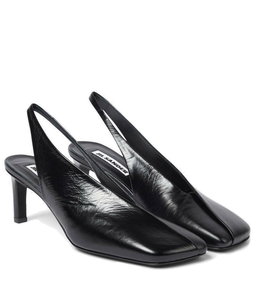 パンプス JIL SANDER Leather slingback pumps Jil Sander Leather slingback pumps Jil Sander