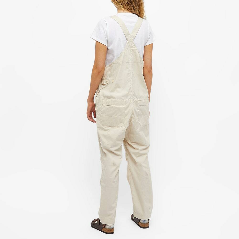 Snow Peak Women's TAKIBI Light Ripstop Overall in Ivory Snow Peak