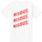 Bisous Skateboards Sonics T-Shirt in White
