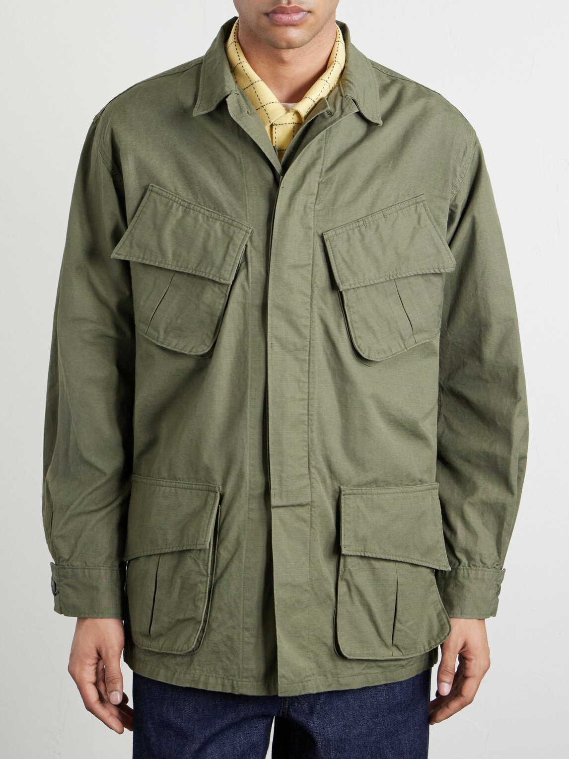 OrSlow - Cotton-Ripstop Field Jacket - Green