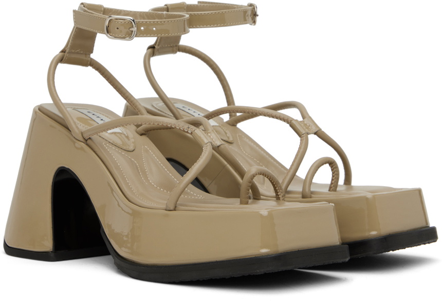 Eytys Beige Olympia Heeled Sandals