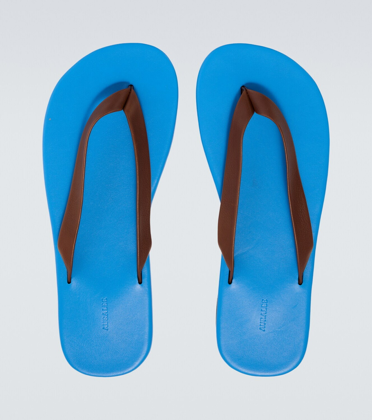 Auralee Leather thong sandals