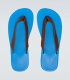 Auralee Leather thong sandals