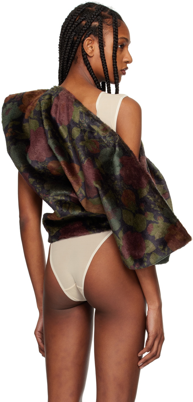 ALL-IN SSENSE Exclusive Black & Green Carpet Sack Blouse