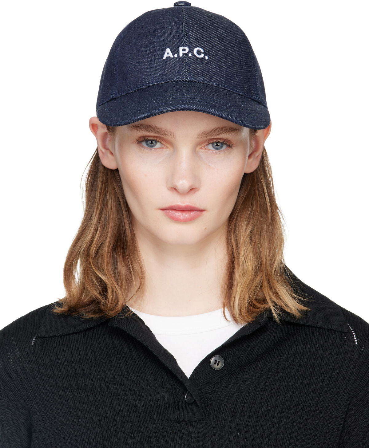 A.P.C. Indigo ASICS Edition Charlie Baseball Cap A.P.C.