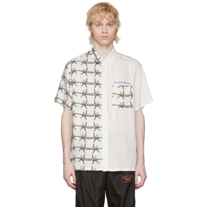 Photo: Filling Pieces White Barb Wire Resort Shirt