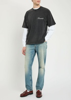 Picante Tailor Logo-print Cotton T-shirt Black