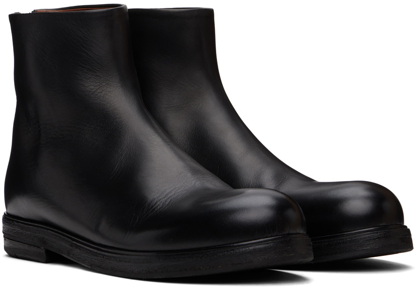 Marsèll Black Zucca Zeppa Ankle Boots