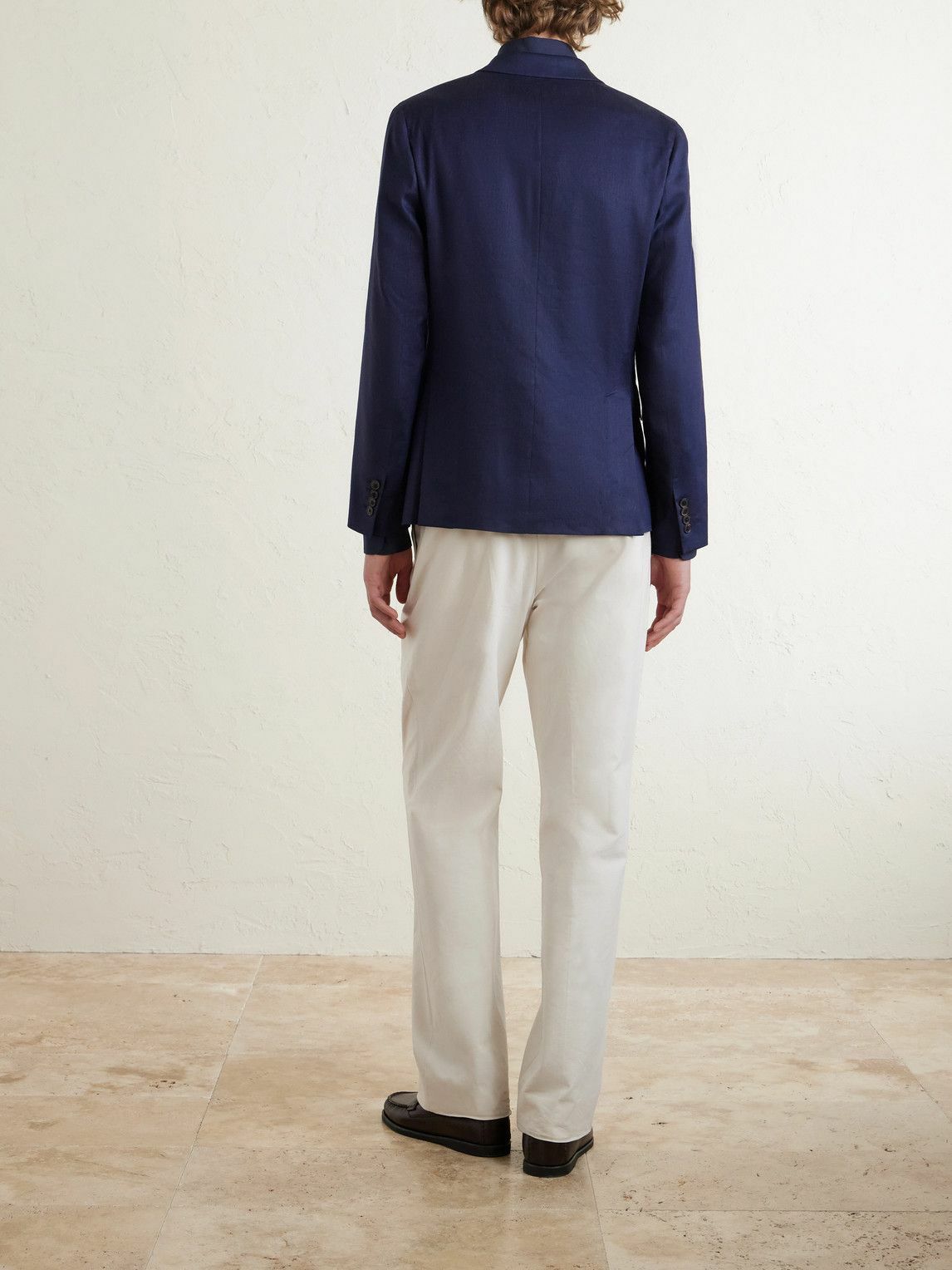 Paul Smith - Slim-Fit Linen and Virgin Wool-Blend Suit Jacket - Blue