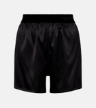 Tom Ford High-rise silk-blend satin shorts