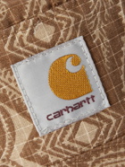 Carhartt WIP - Verse Logo-Appliquéd Printed Cotton-Ripstop Bucket Hat - Brown