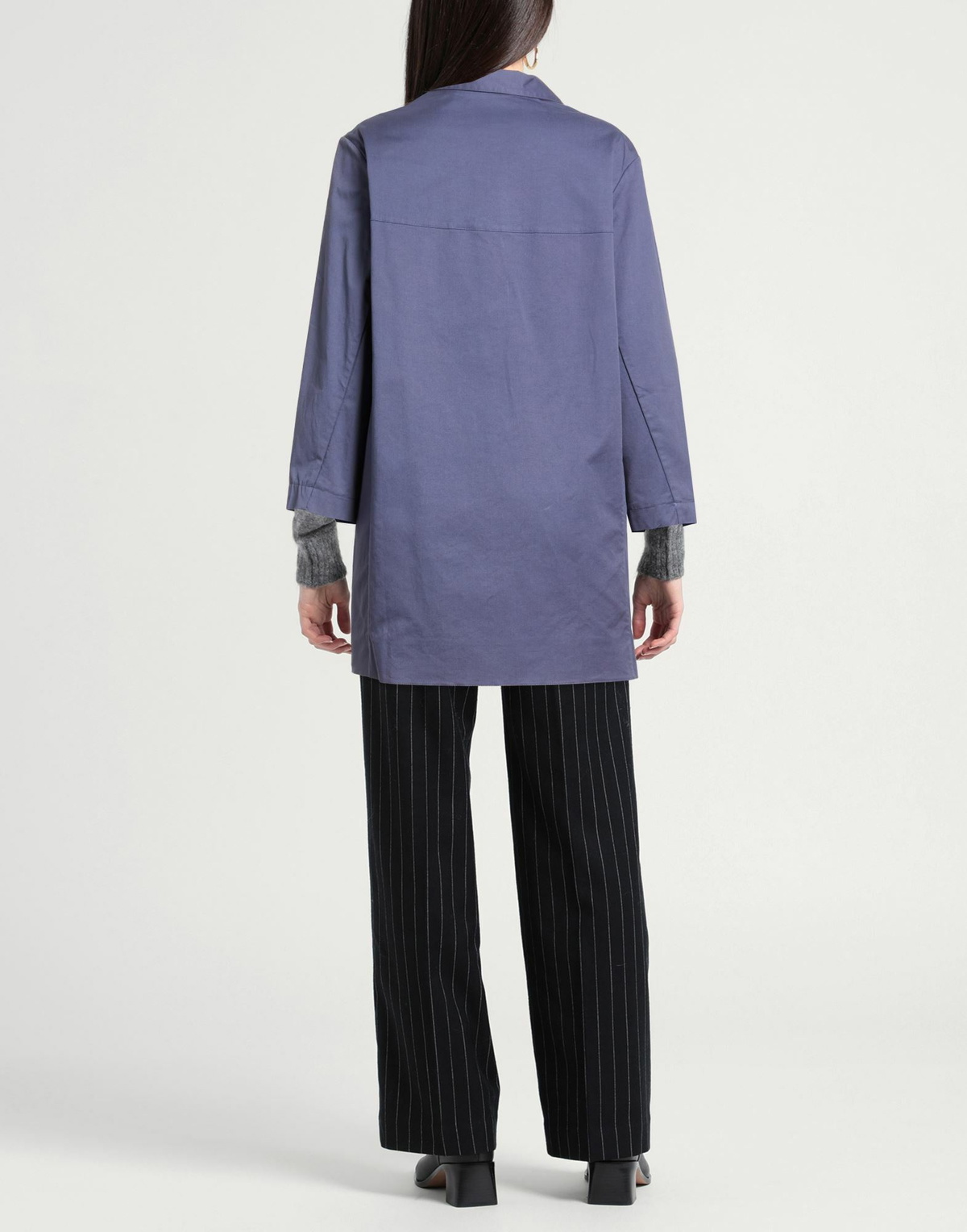 Alessia Santi Womens Jacket Slate in Blue
