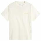 Universal Works Men's Wish You Were Here T-Shirt in Ecru