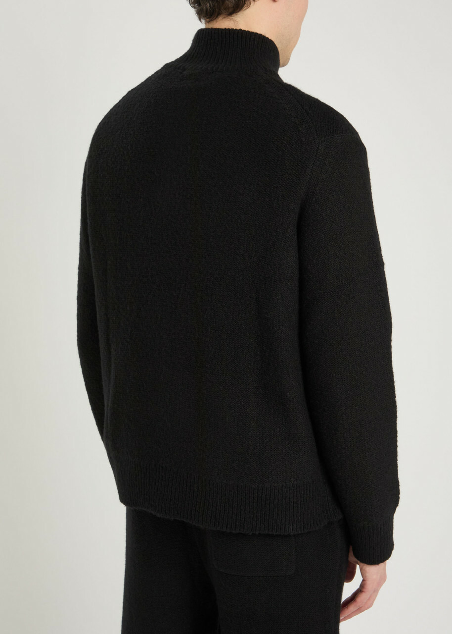 Paige Kotoni Merino Wool-blend Jumper Black
