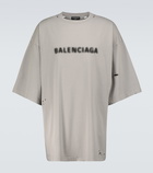 Balenciaga - Blurred logo wide-fit T-shirt