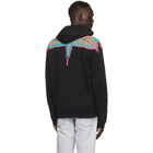 Marcelo Burlon County of Milan Black Psychedelic Wings Hoodie